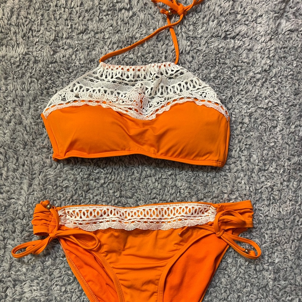 2 Piece Orange Bikini
